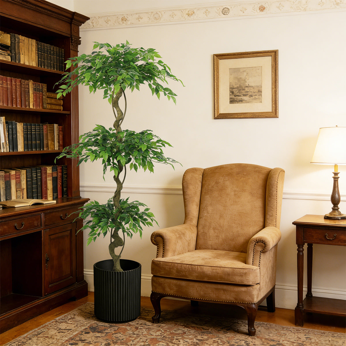 Photo of the faux ficus tree, 6 ft