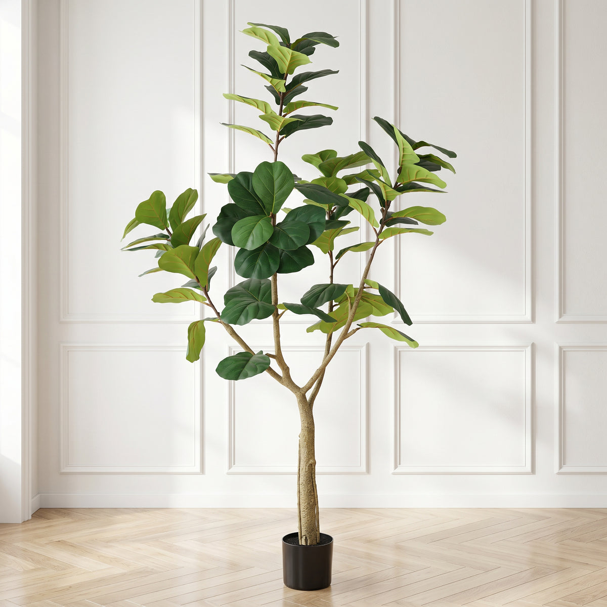 Photo of the faux fiddle leaf fig tree, 6 ft