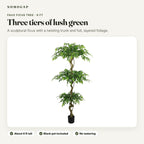 6 ft faux ficus tree: overview