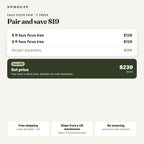 Pair of 6 ft faux ficus trees: set price compared with buying separately
