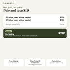 Pair Set price: $199, compared with $218 for two single sets at $109 each