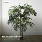 6 ft faux palm tree: room photo